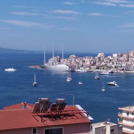 Sunny&Seaview Apartment Sarande Bagian luar foto